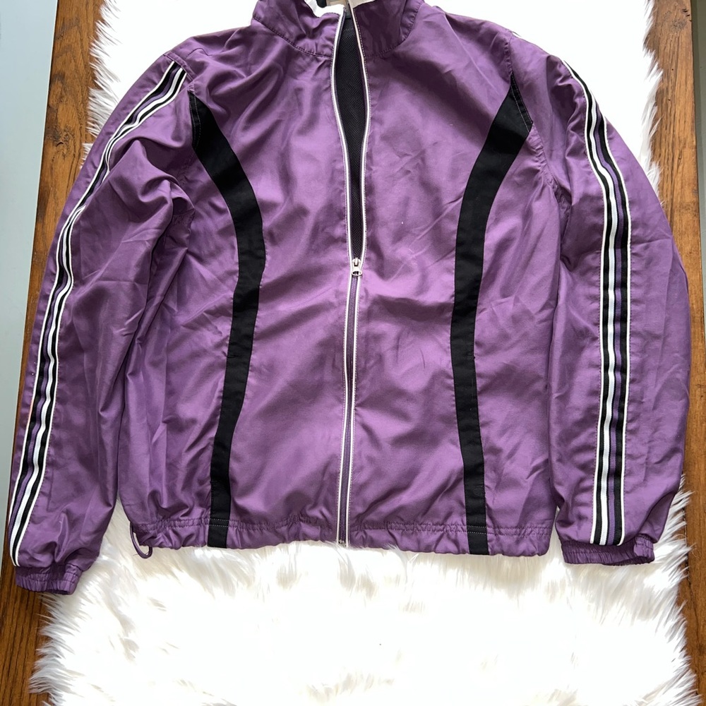 SJB Active purple/black lightweight lined jacket. Size Medium - Picture 3 of 8